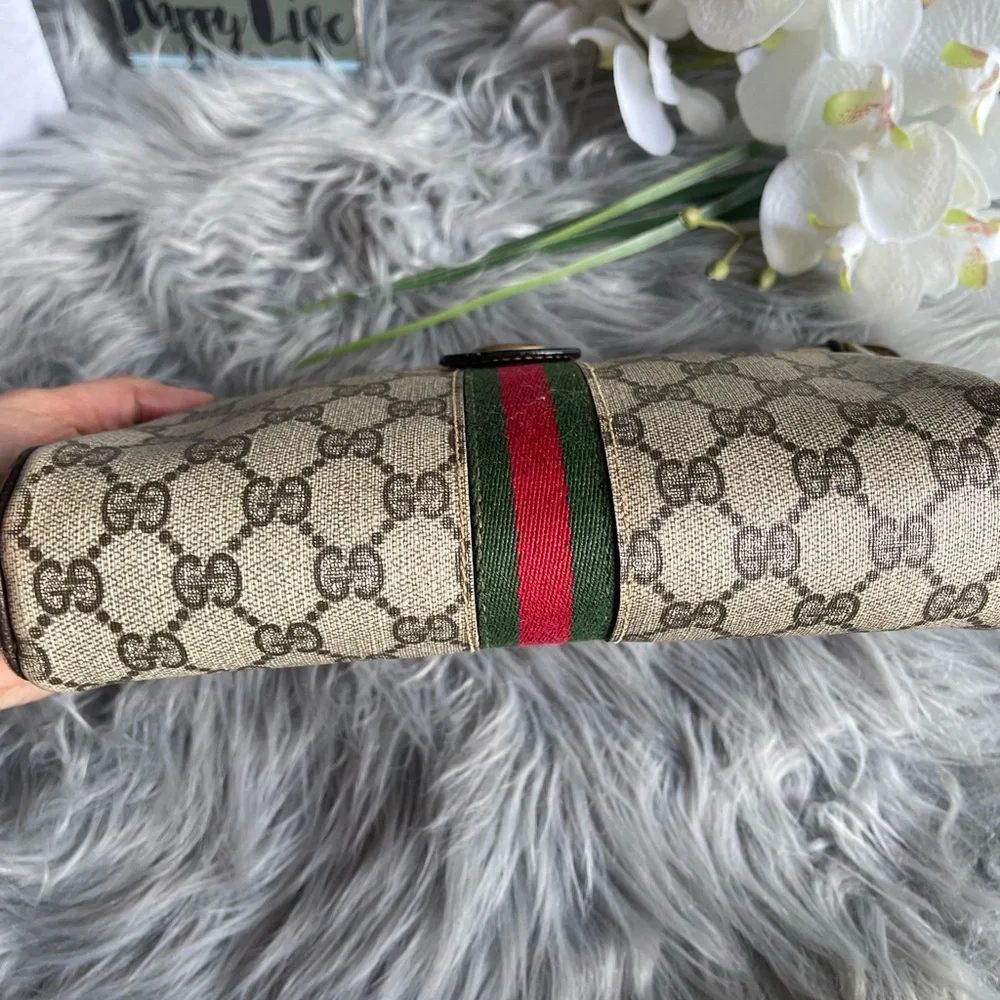 Authentic vintage Gucci web sherry line crossbody bag (001.105.0791) (KLV03) - Picture 7 of 15